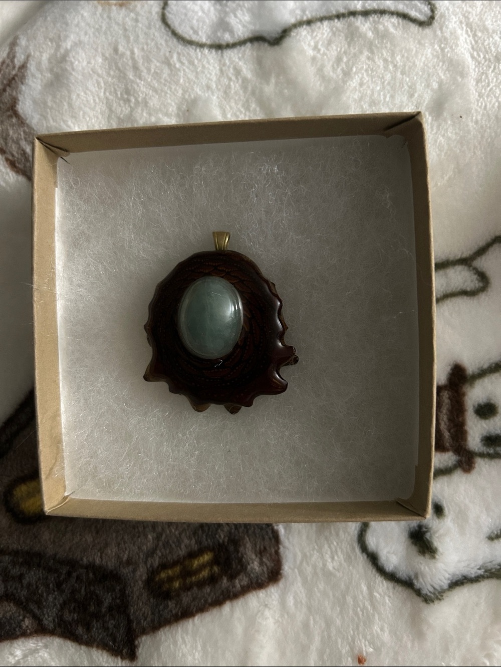 Pinecone necklace